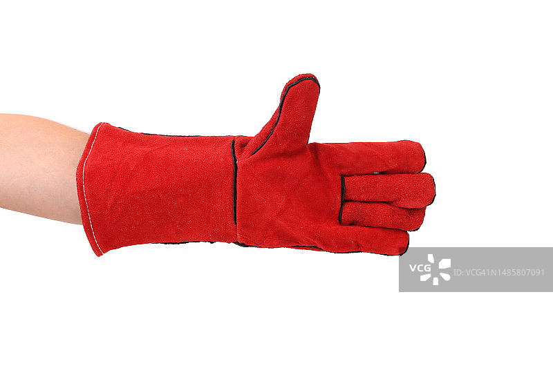 摩尔多瓦白色背景下的红色拳击手套特写图片素材