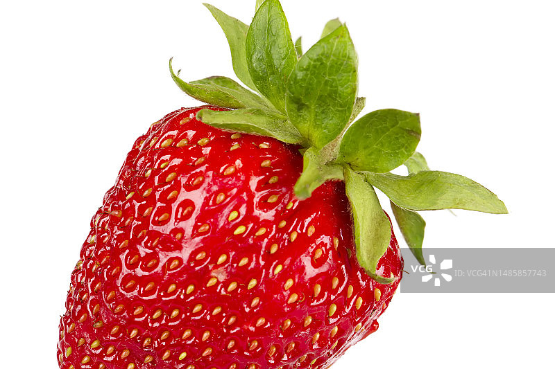 一份美味的新鲜红草莓图片素材