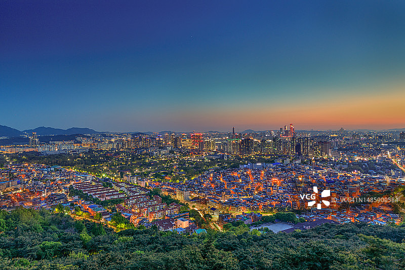 首尔南山公园图片素材