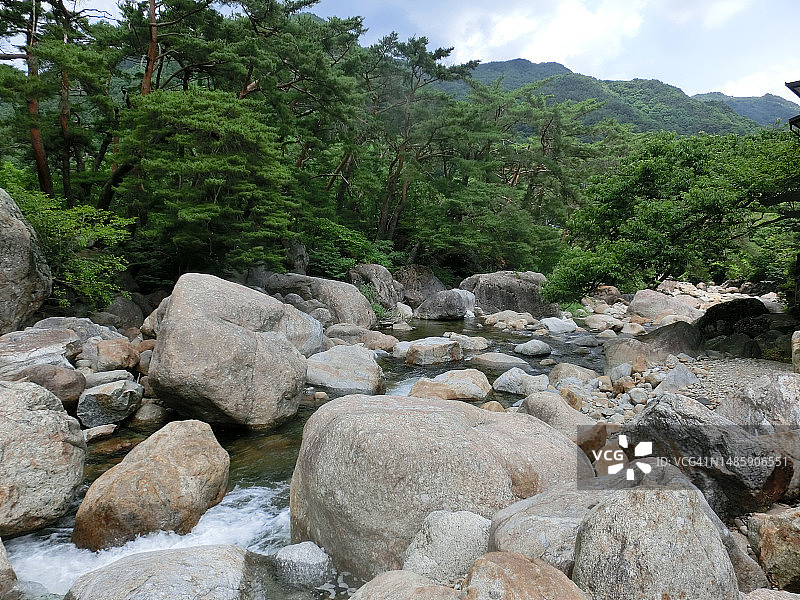 智异山蛇谷图片素材