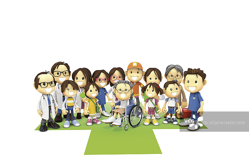 3D，人物，插图，物体图片素材