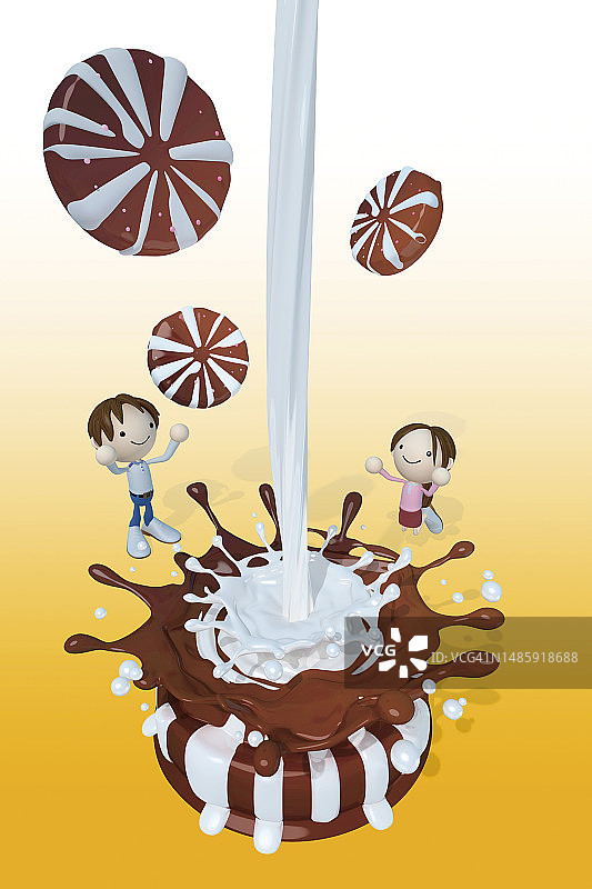 3D，人物，插图，物体图片素材