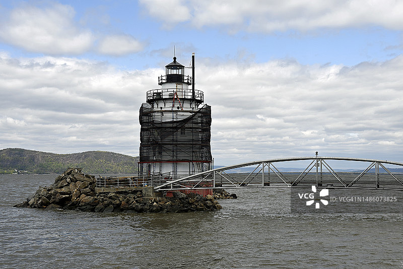 塔里敦灯塔修复工程，又称睡谷灯塔图片素材