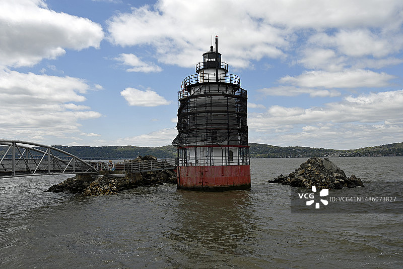 塔里敦灯塔修复工程，又称睡谷灯塔图片素材