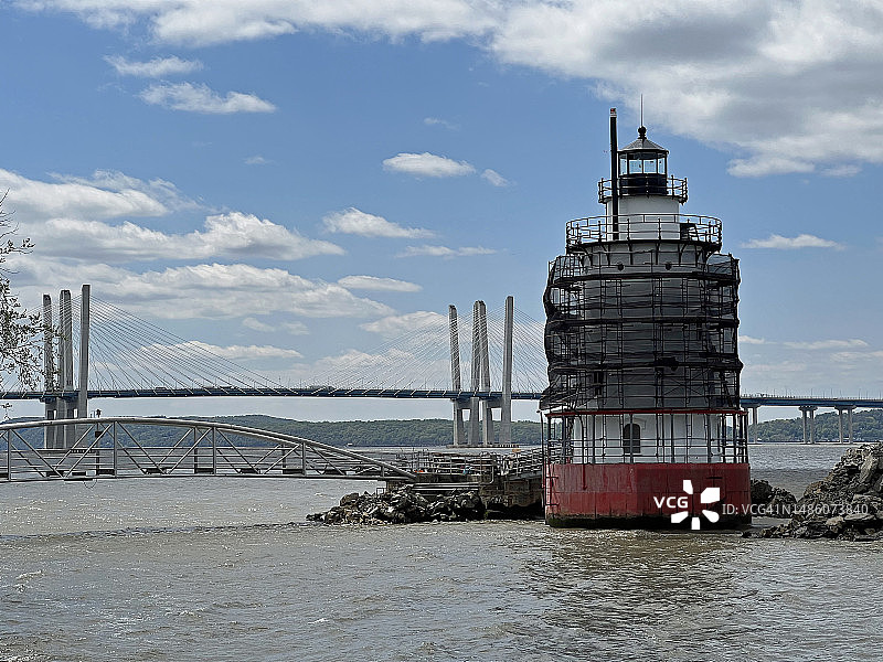 塔里敦灯塔修复工程，又称睡谷灯塔图片素材