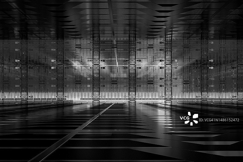 未来主义黑白抽象背景图片素材