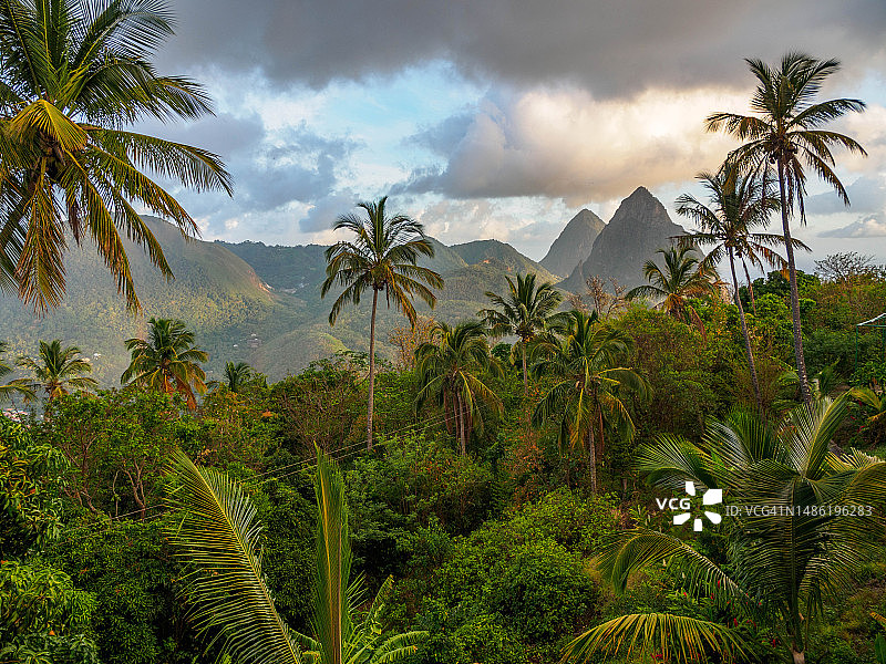 东加勒比海岛国圣卢西亚图片素材
