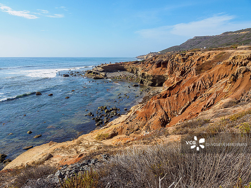 加利福尼亚州圣地亚哥洛马角潮汐池图片素材
