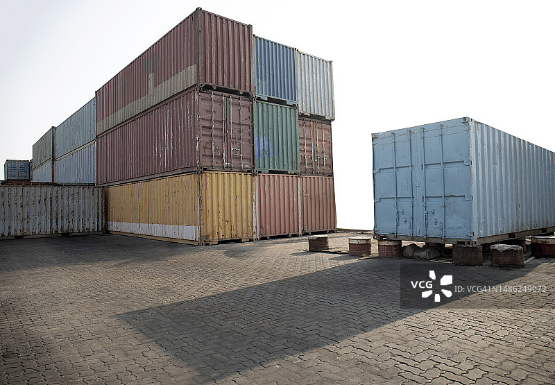 货运集装箱图片素材