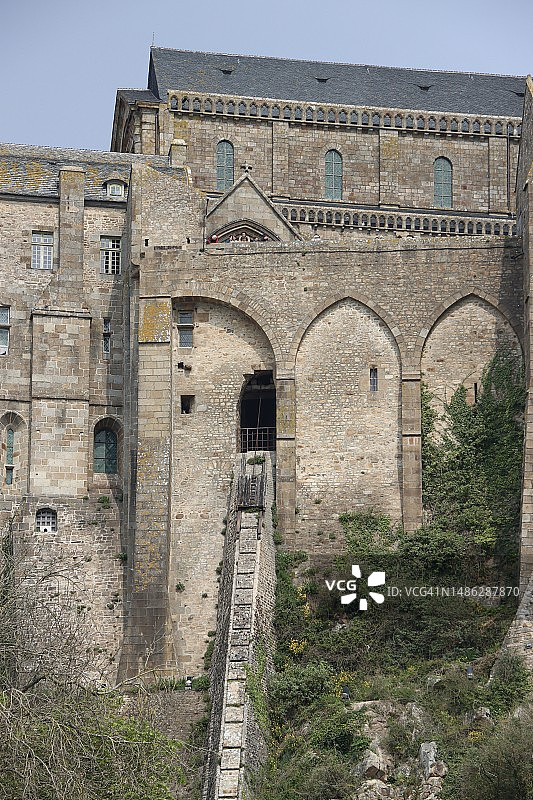 著名的圣米歇尔山图片素材