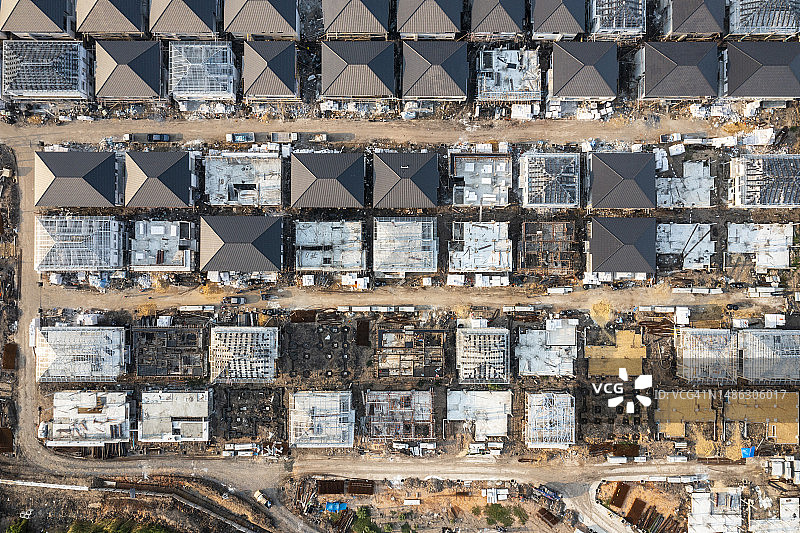 建筑工地在建住宅图片素材