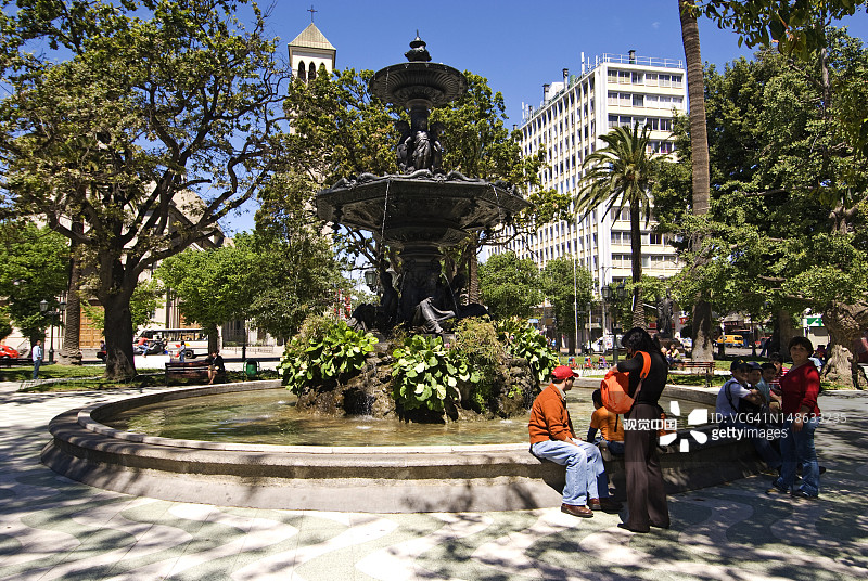 维多利亚广场喷泉图片素材