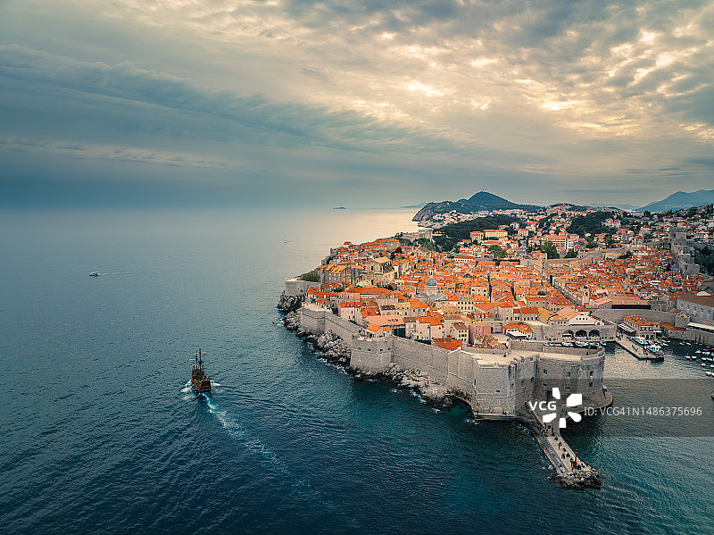 克罗地亚 杜布罗夫尼克图片素材