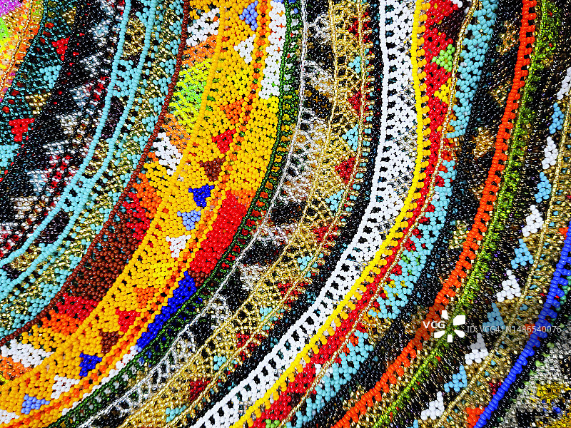 彩色珠子纹理抽象背景图片素材