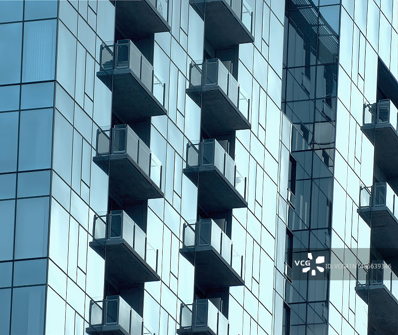 蓝色玻璃角度图片素材