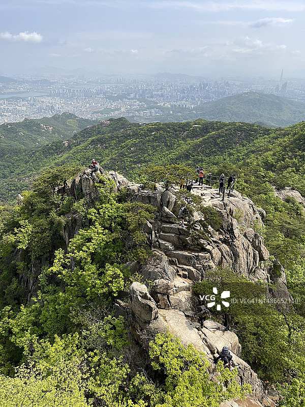 首尔周末徒步旅行图片素材