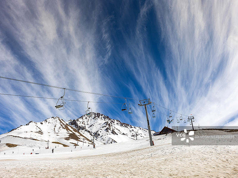 阿根廷滑雪胜地图片素材
