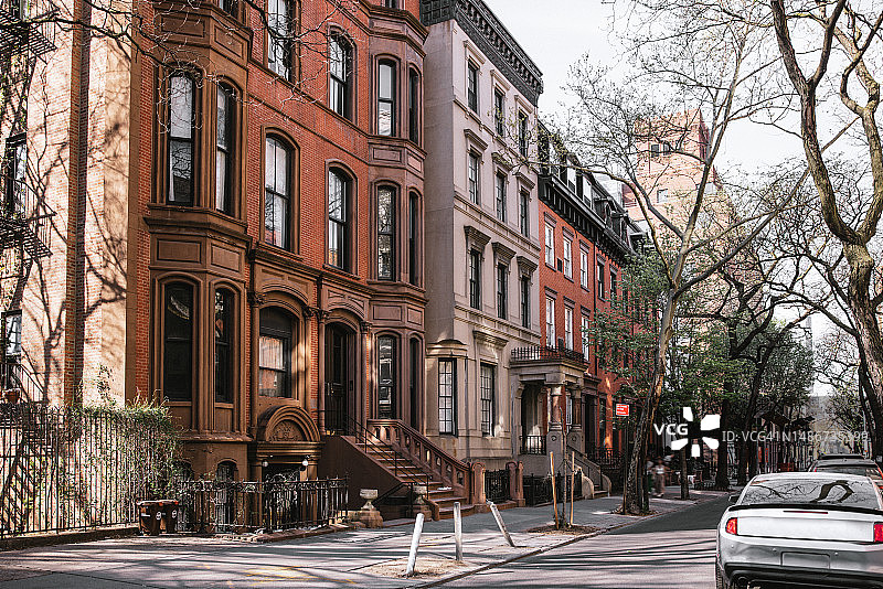 布鲁克林高地的民居图片素材