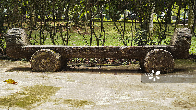 石制长椅图片素材