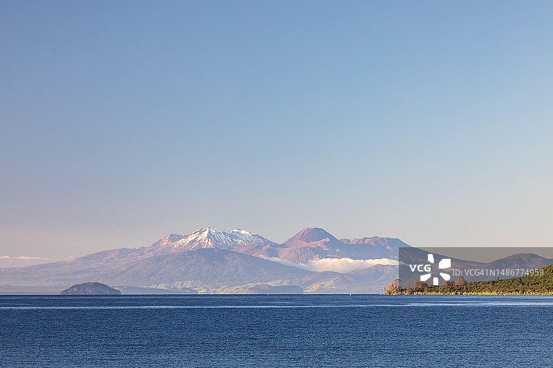 陶波湖风光图片素材