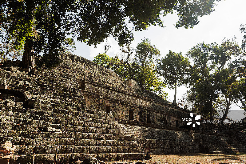 洪都拉斯科潘玛雅神庙图片素材