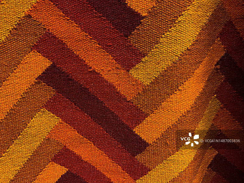 编织地毯俯视图图片素材