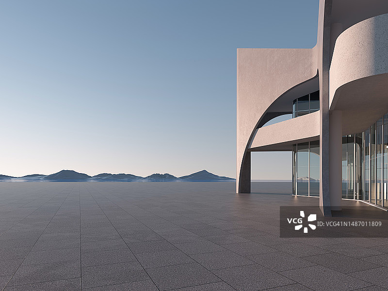 城市广场夜景图片素材