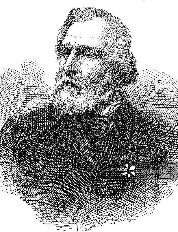 伊万·谢尔盖耶维奇·屠格涅夫，屠格涅夫，1818年11月9日，1883年9月3日，作家，俄罗斯，19世纪原始作品的数字修复复制品，确切的原始日期未知图片素材