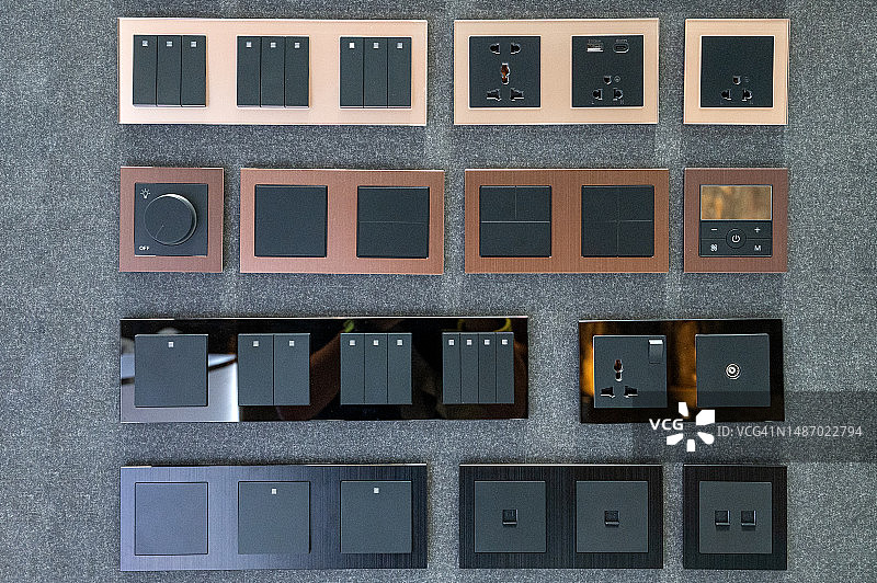 充电线插头插座开关指示灯显示图片素材