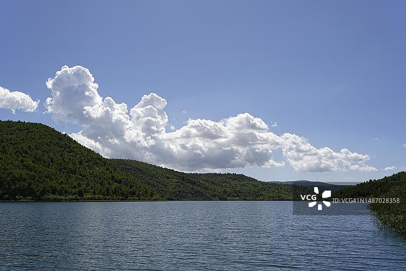 克罗地亚希贝尼克-克宁斯卡县克尔卡国家公园图片素材