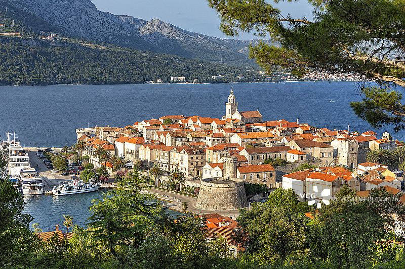 科尔丘拉镇图片素材