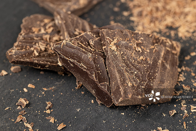 大量精细的碎牛奶巧克力图片素材