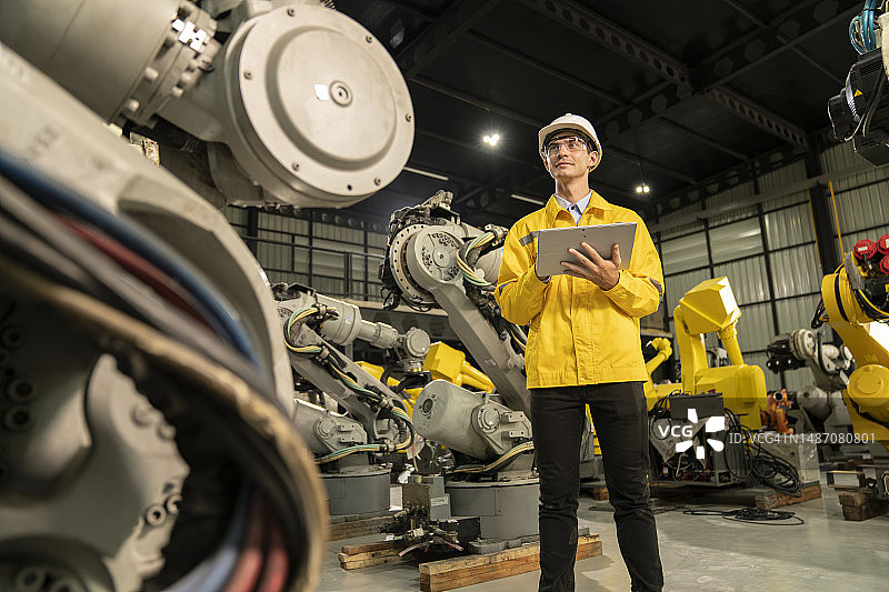 面向数字化工厂生产技术的智能工业机械臂图片素材