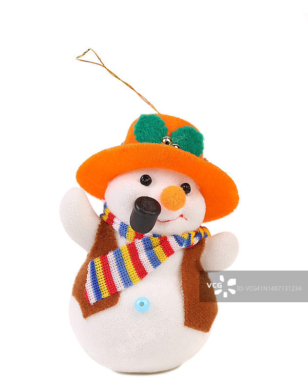 白色背景下的毛绒玩具特写，摩尔多瓦图片素材