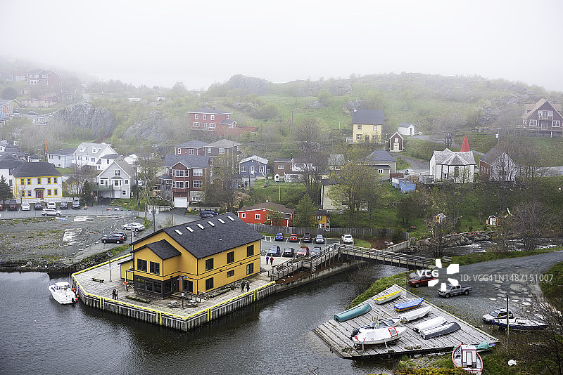 加拿大纽芬兰和拉布拉多省基迪维迪村的古老渔村图片素材