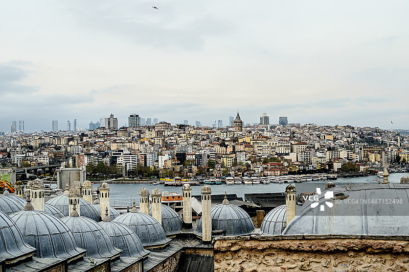 伊斯坦布尔全景图图片素材
