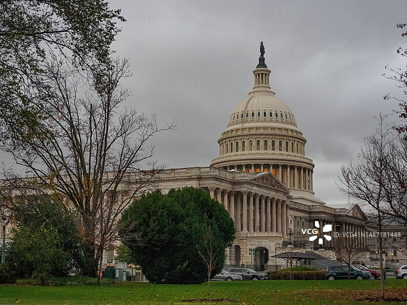 美国首都华盛顿哥伦比亚特区国会大厦图片素材