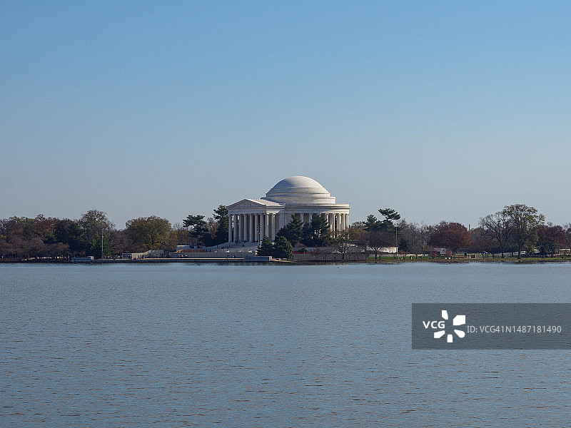 托马斯·杰斐逊纪念堂位于美国首都华盛顿特区图片素材
