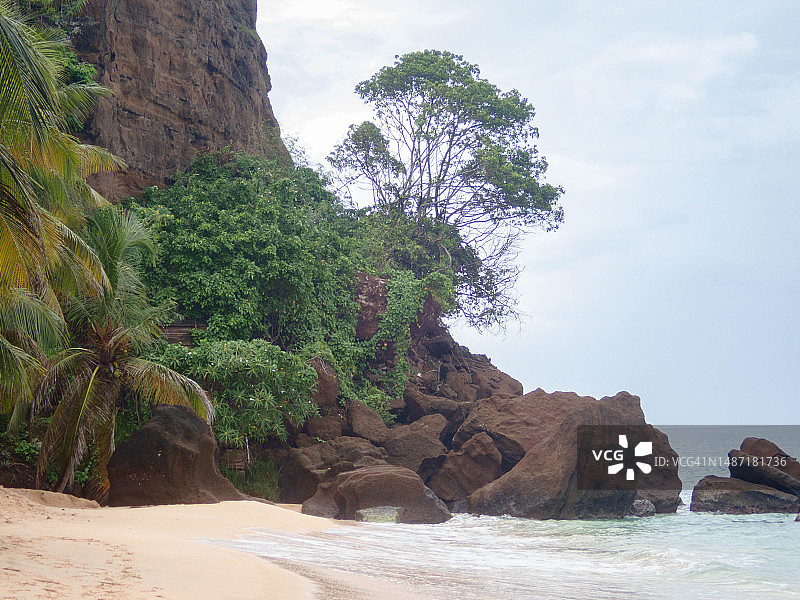 加勒比岛国格林纳达的杂志海滩图片素材