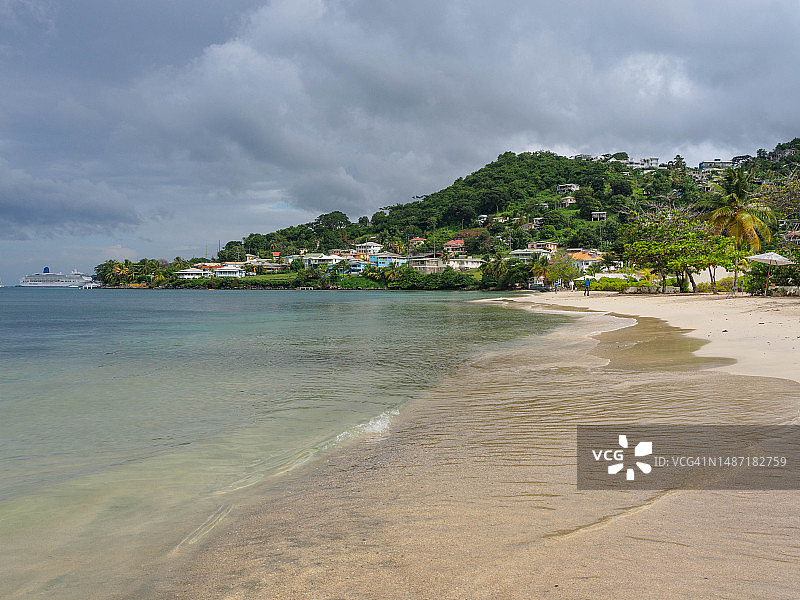 加勒比格林纳达格兰安斯海滩图片素材