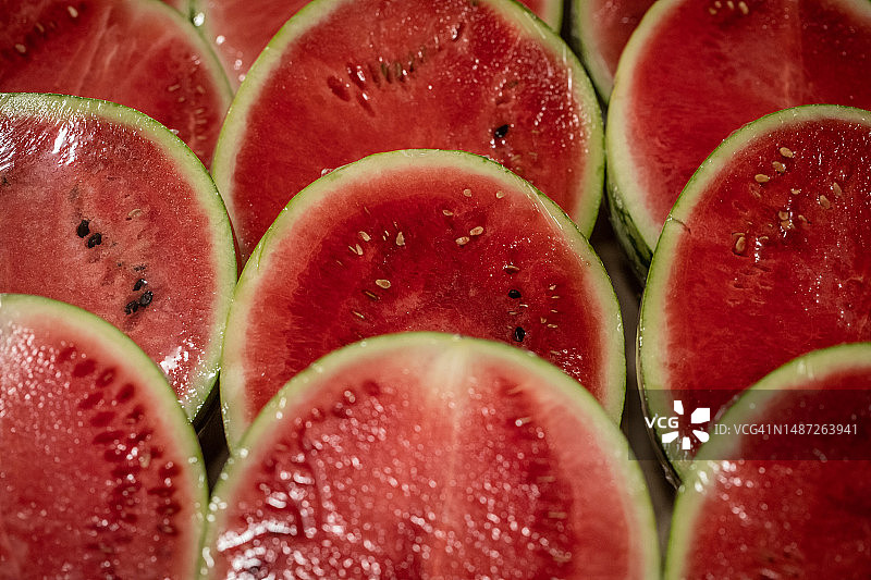 出售的西瓜半块图片素材