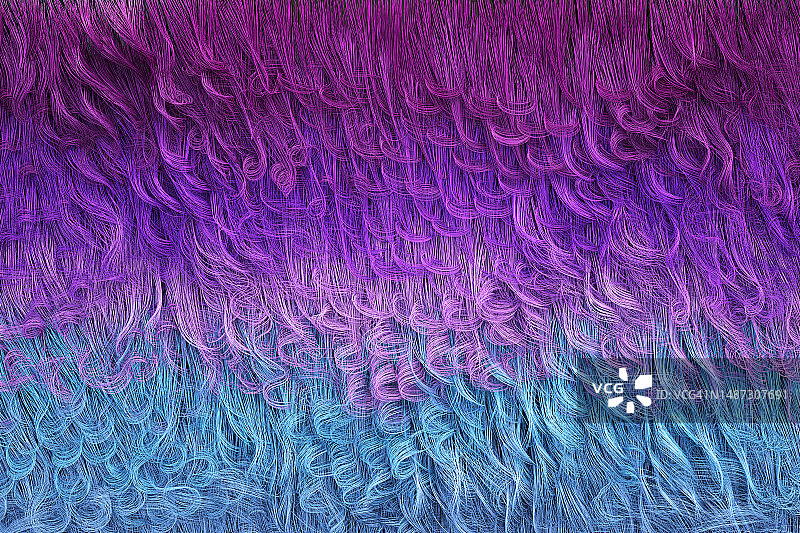 抽象波浪发丝多色背景照片图片素材