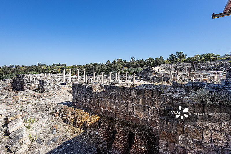 西底波利斯古罗马城市遗址图片素材