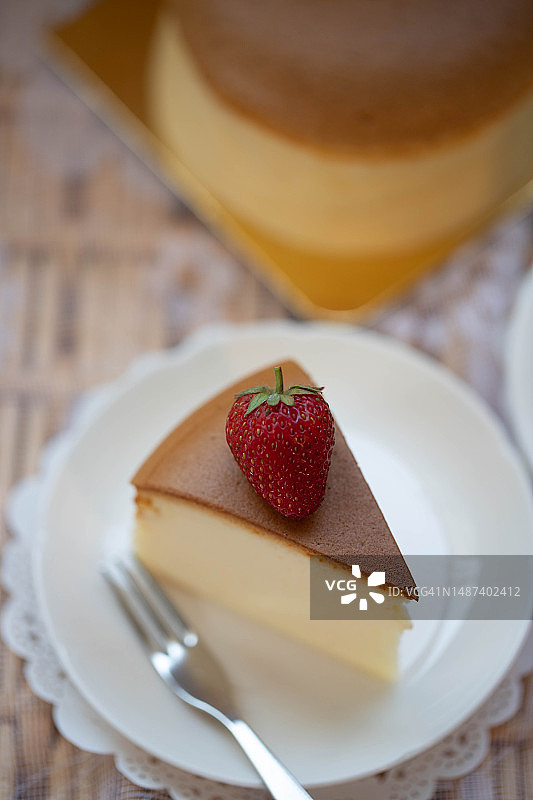 日式起司蛋糕图片素材