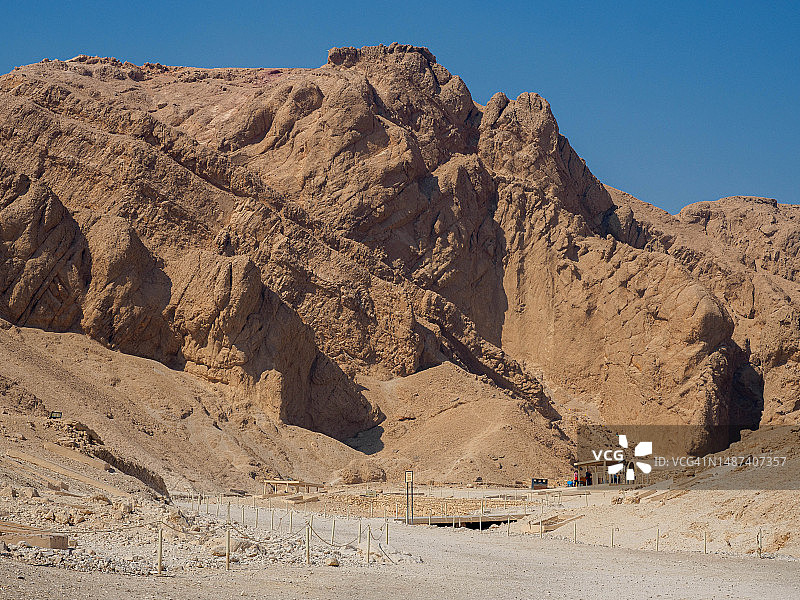 埃及卢克索拉美西斯二世陵庙图片素材