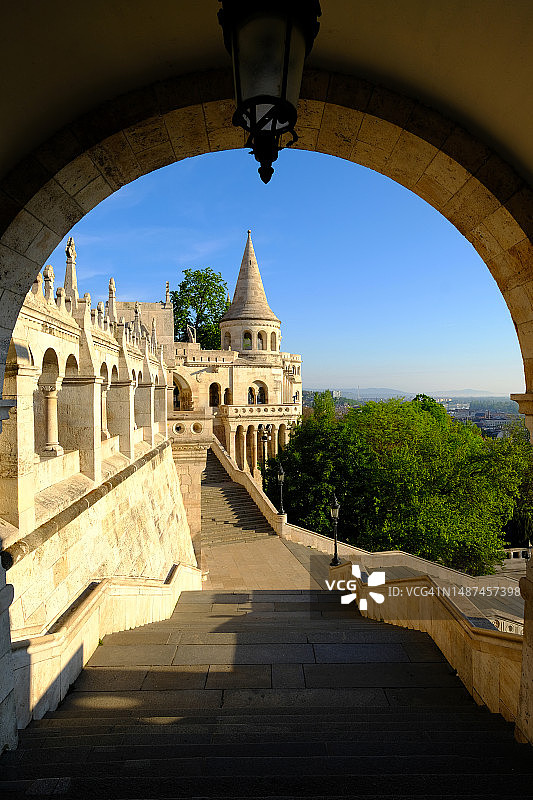 带拱门的中世纪棱堡图片素材