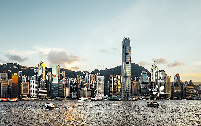 香港维多利亚港图片素材