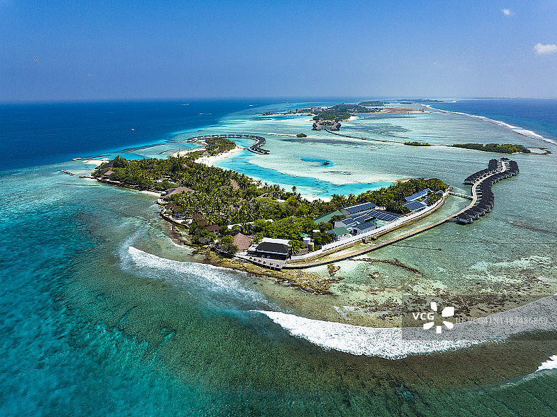 马尔代夫印度洋卡努呼啦岛度假村图片素材