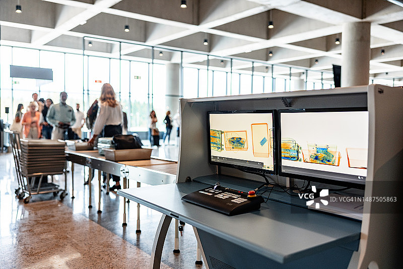 行李安检X光机图片素材