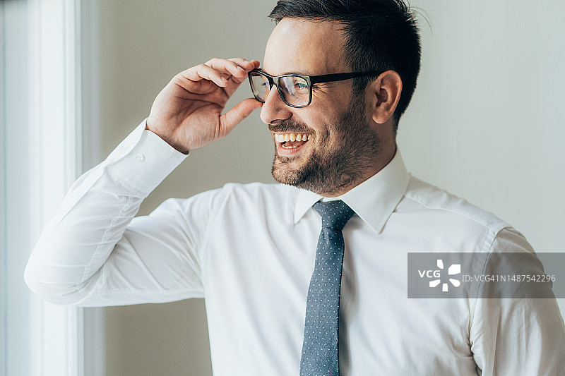 优雅商务人士肖像图片素材